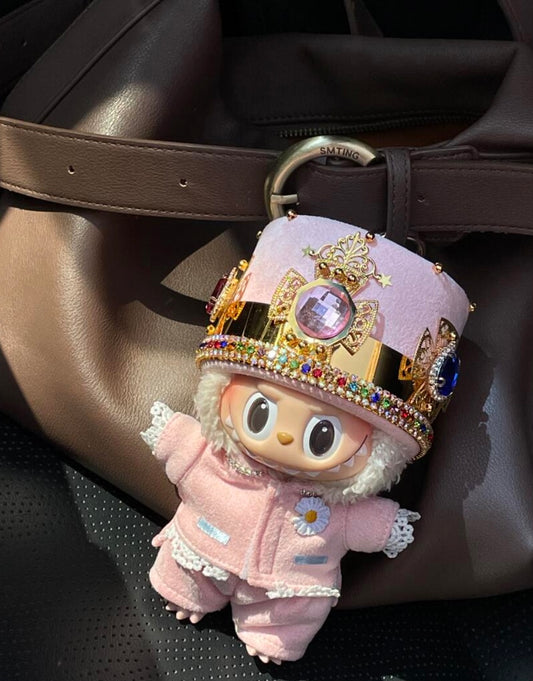 labubu wearing gdragon inspired concert stage outfit