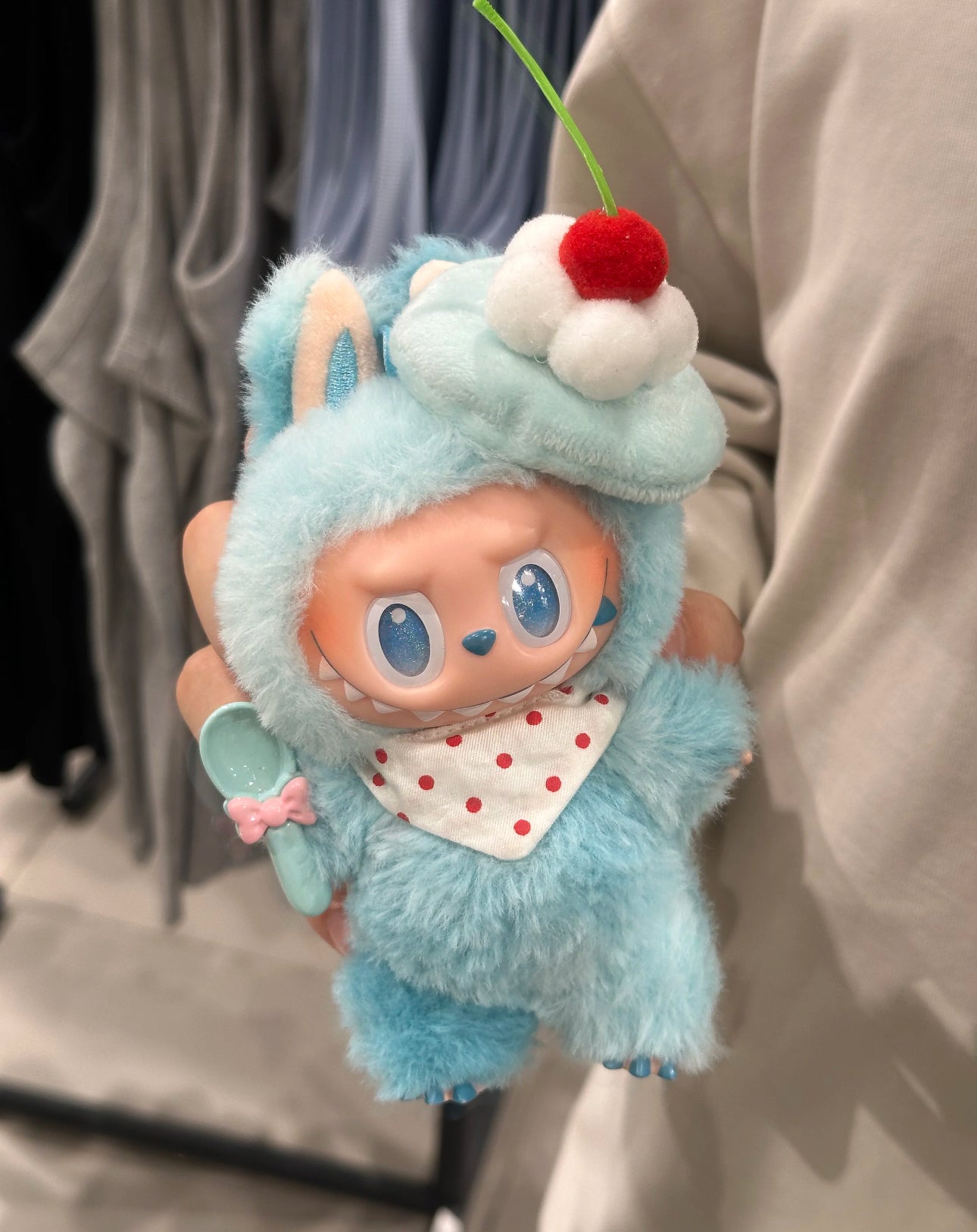 labubu baked goods costume for pop mart doll display