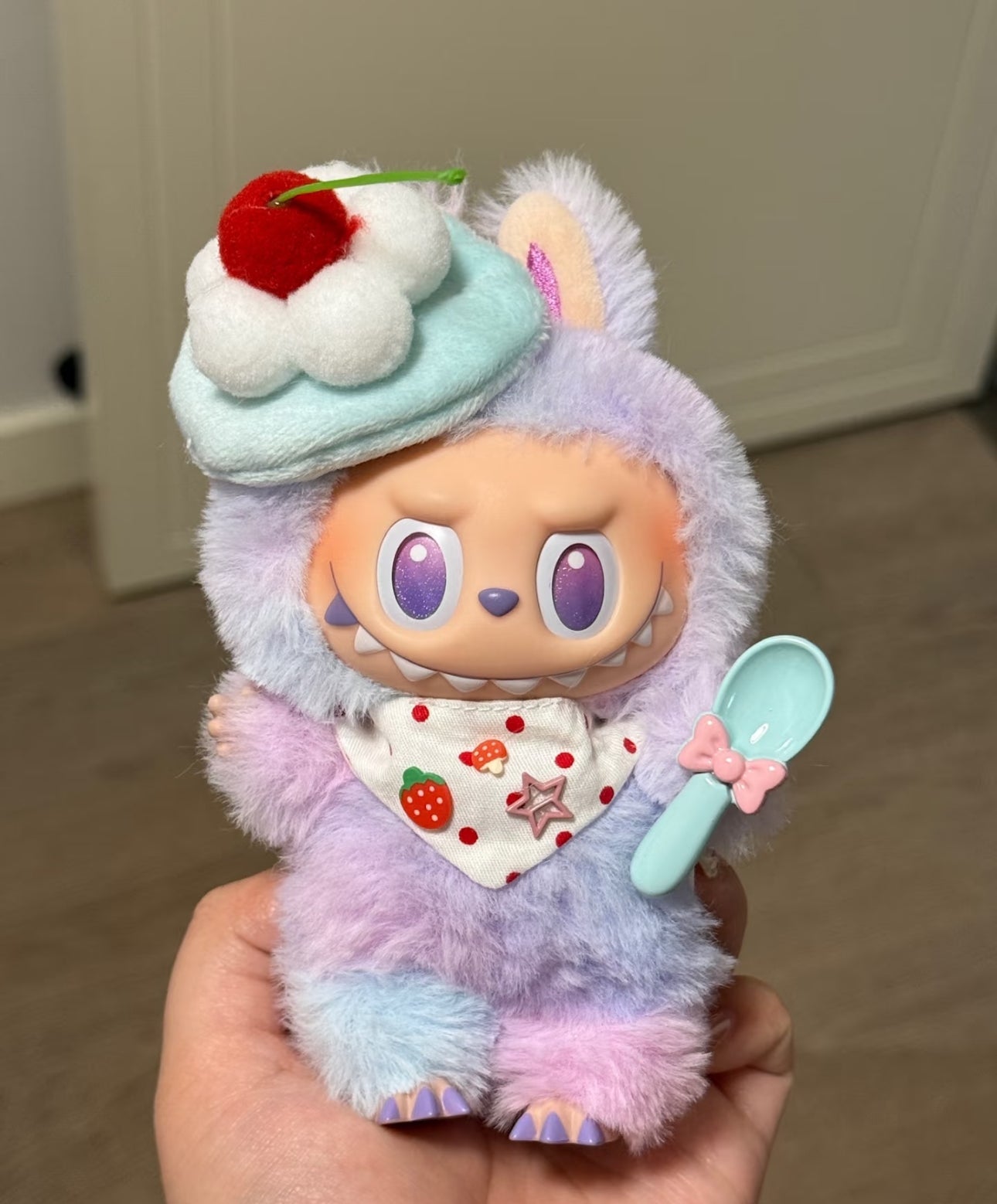 labubu dessert chef costume for 17cm plush doll