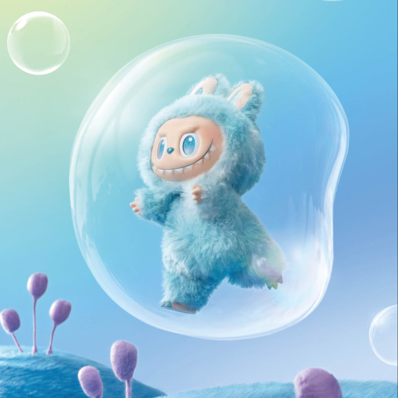 Labubu Hope Big Into Energy plush pendant Pop Mart