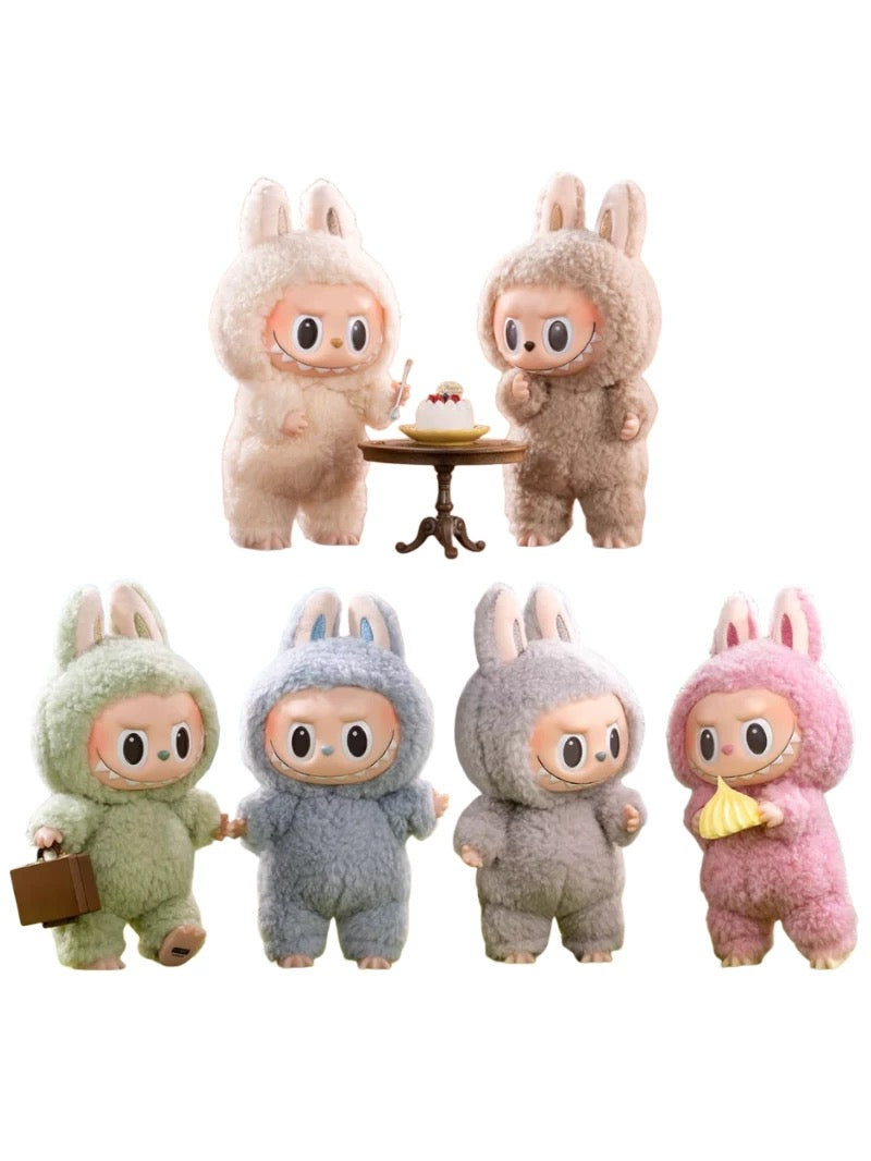 Labubu Sea Salt Coconut Exciting Macaron sealed blind box Pop Mart