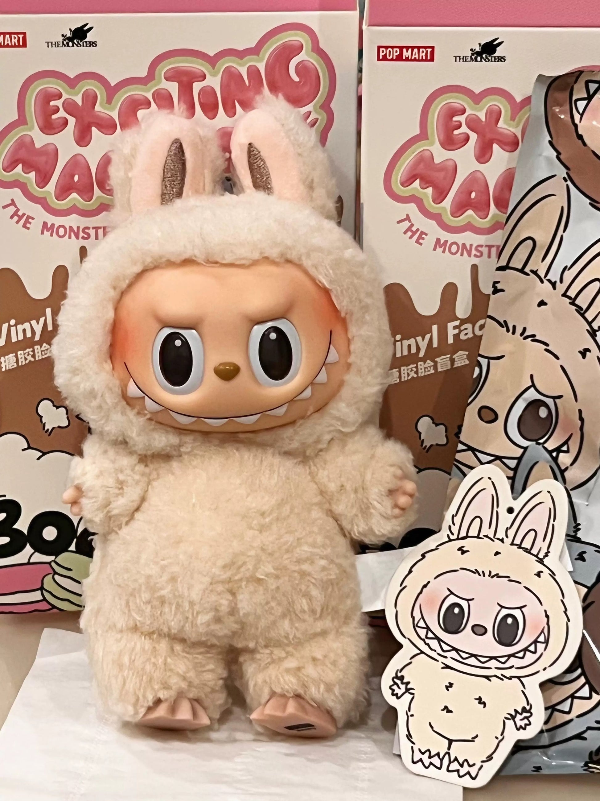 Labubu  Exciting Macaron blind box pendant