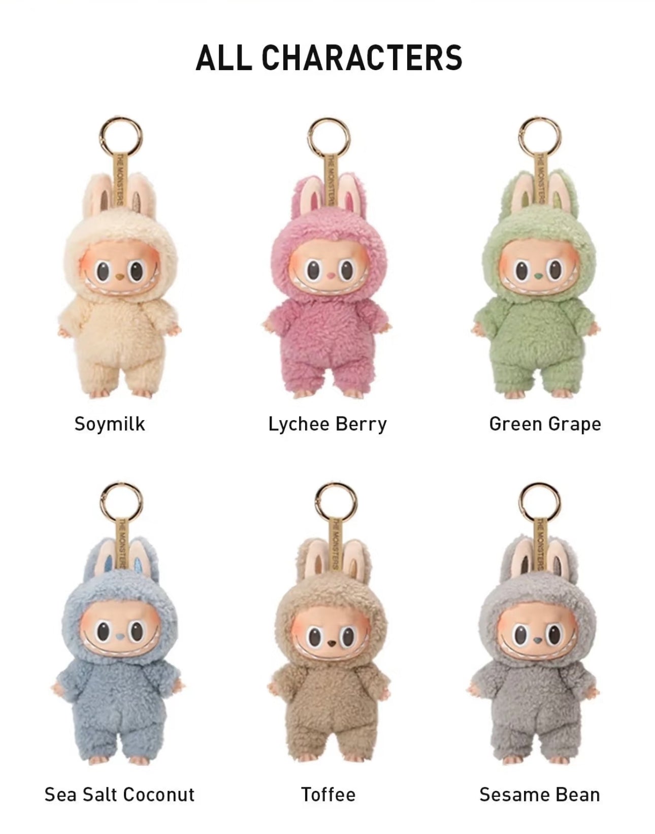 Labubu  Exciting Macaron plush pendant Pop Mart authentic