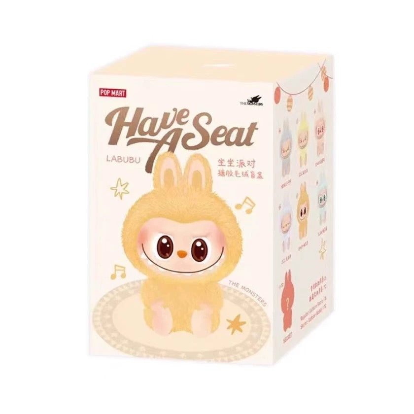  Labubu plush pendant from Pop Mart The Monsters Have a Seat collection