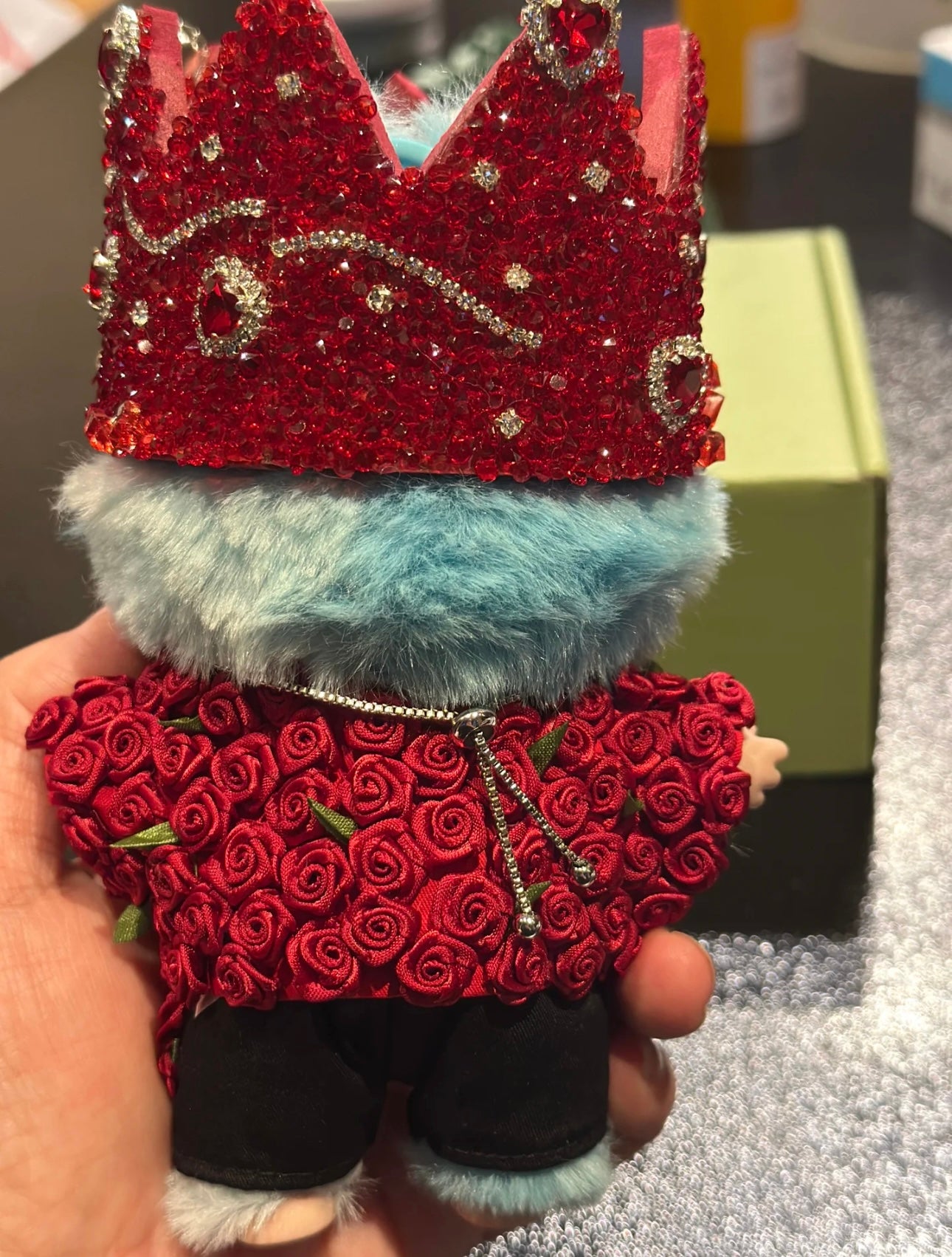 Labubu plush wearing concert inspired toy outfit under $90