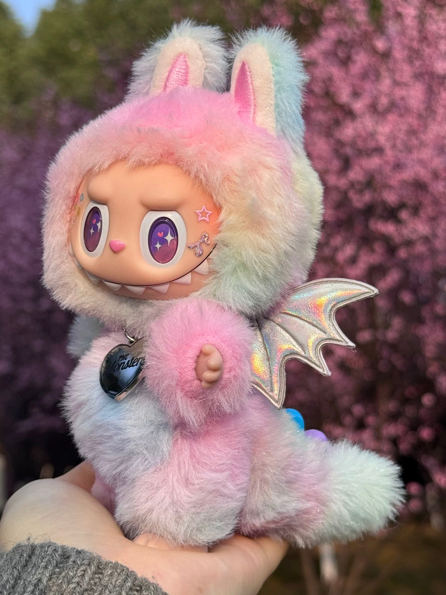 labubu rainbow dyed toy based on V1 V2 base