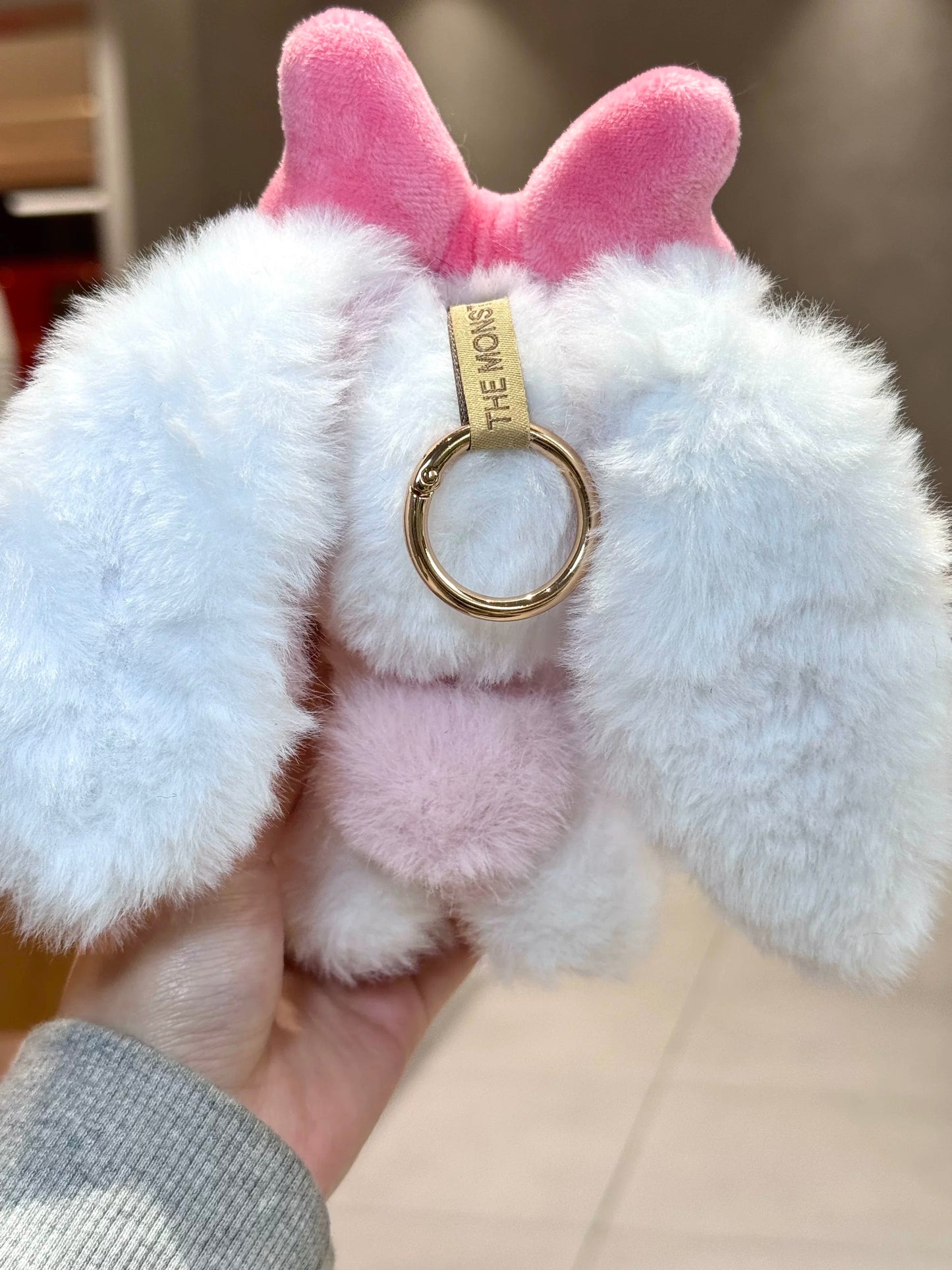 labubu custom plush pink bunny ear style
