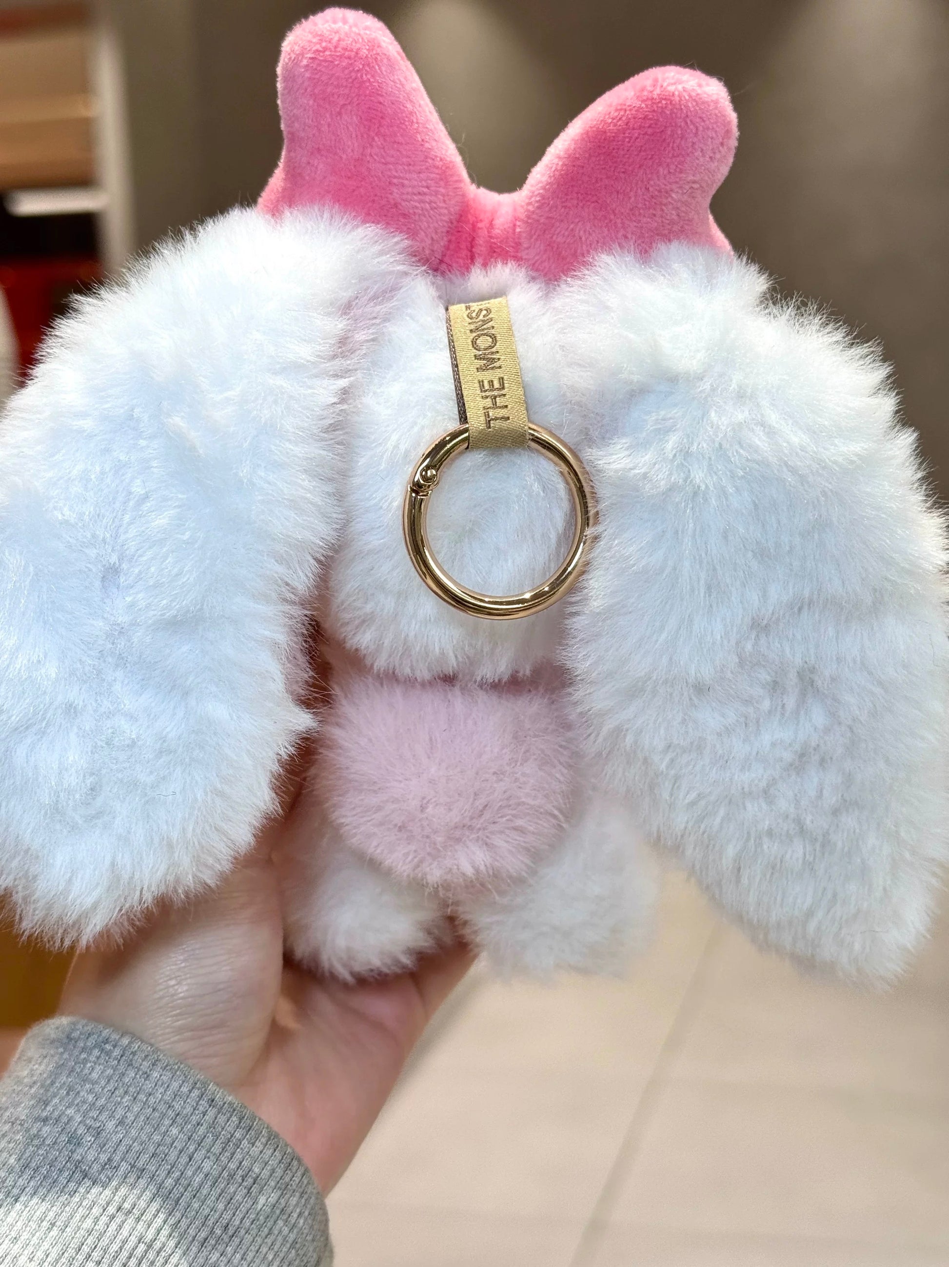 labubu custom plush pink bunny ear style
