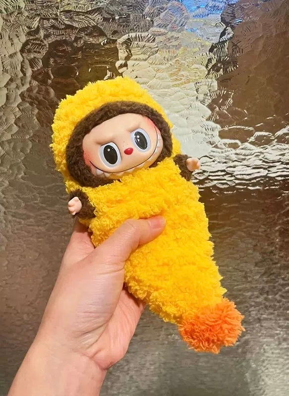 handmade labubu ebi fry baby costume for plush doll