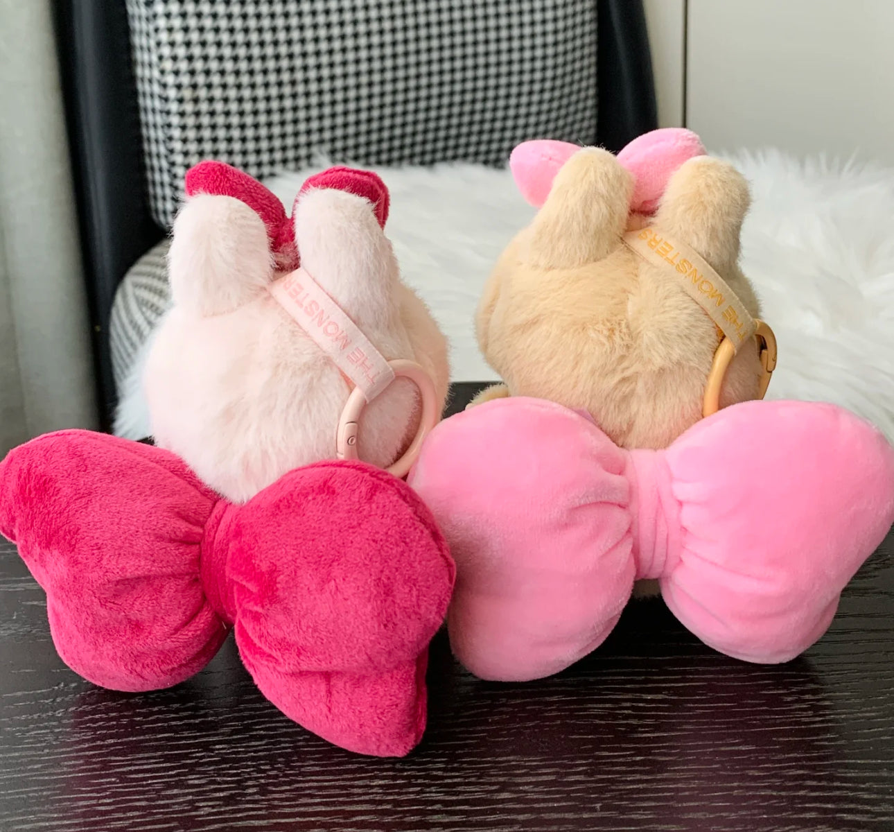 labubu ribbon bow doll clothes handmade custom back