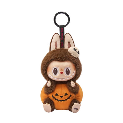 The Monsters Happy Halloween Party Sitting Pumpkin Vinyl Plush Pendant Doll