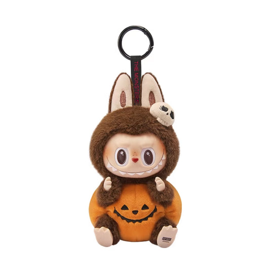 The Monsters Happy Halloween Party Sitting Pumpkin Vinyl Plush Pendant Doll