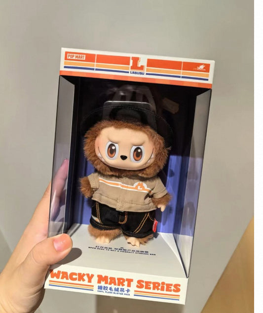 sealed blind box labubu wacky mart snack series