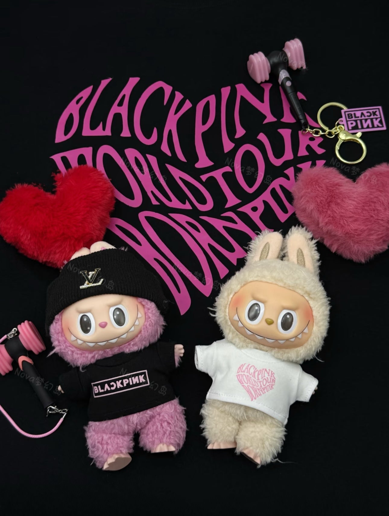 [Pre-Order] Labubu BLACKPINK‑Inspired K-Pop Star Outfit for 15–17 cm Dolls