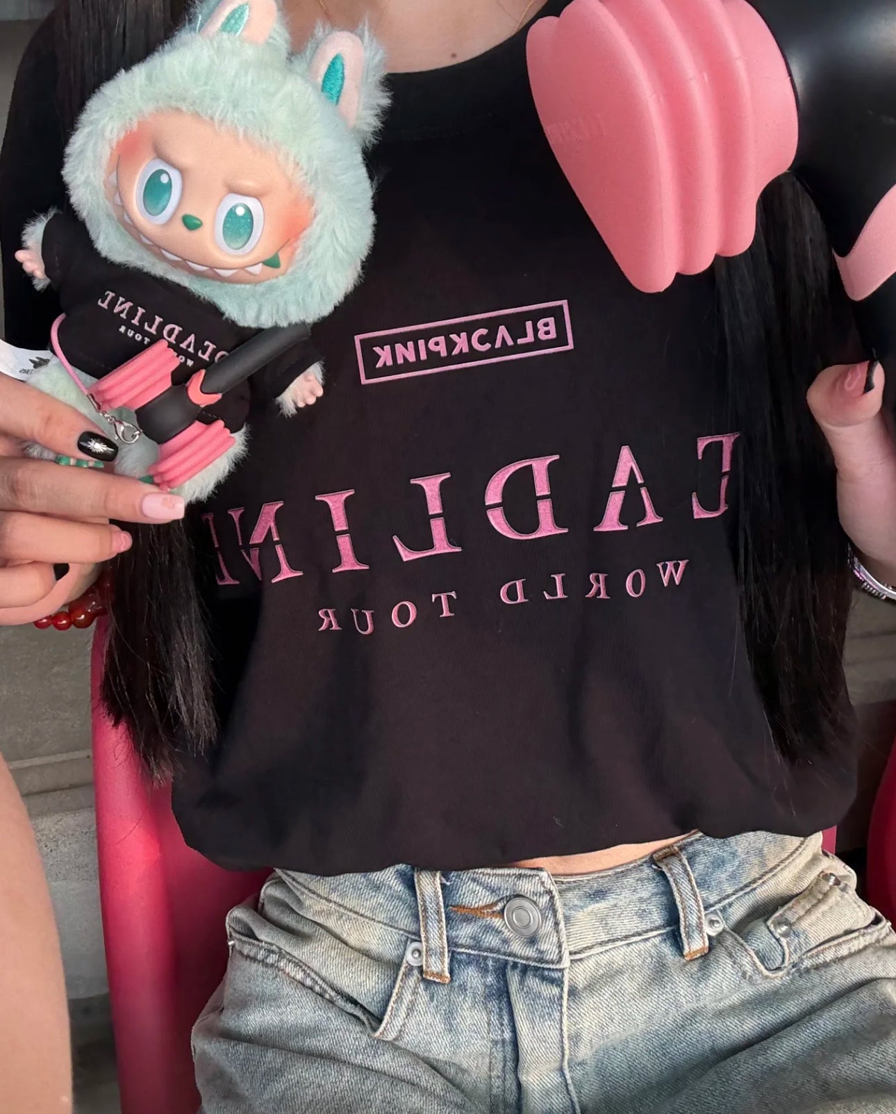 [Pre-Order] Labubu BLACKPINK‑Inspired K-Pop Star Outfit for 15–17 cm Dolls