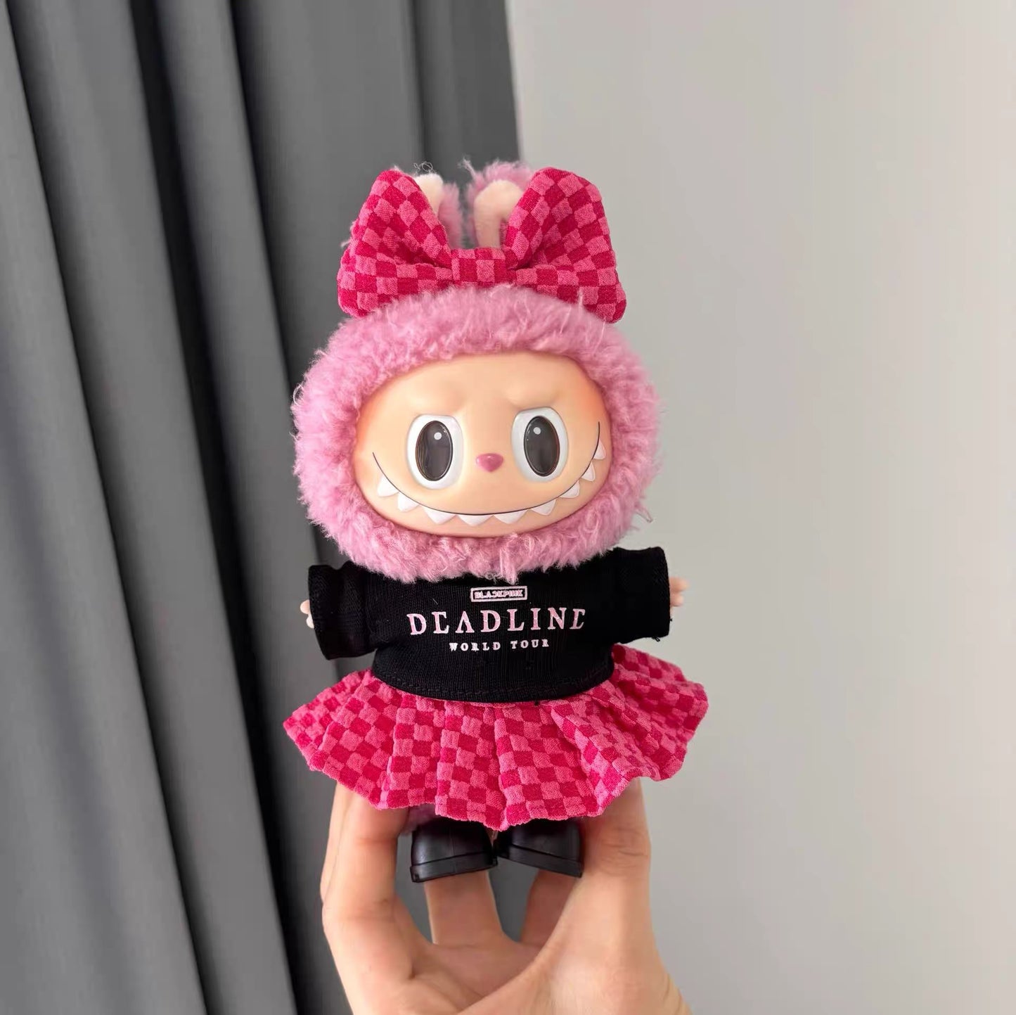 [Pre-Order] Labubu BLACKPINK‑Inspired K-Pop Star Outfit for 15–17 cm Dolls