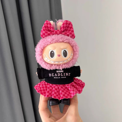 [Pre-Order] Labubu BLACKPINK‑Inspired K-Pop Star Outfit for 15–17 cm Dolls