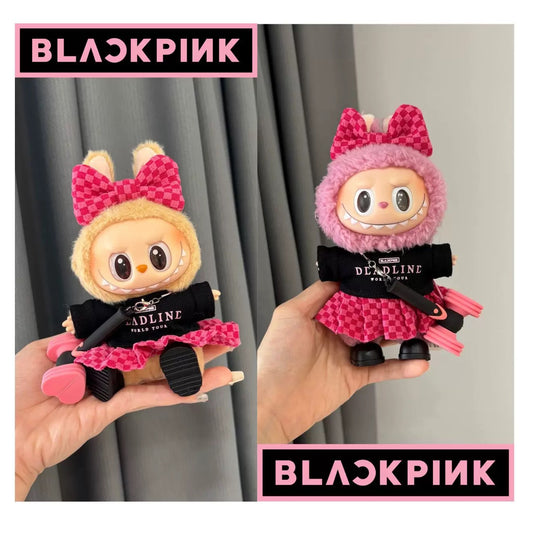 [Pre-Order] Labubu BLACKPINK‑Inspired K-Pop Star Outfit for 15–17 cm Dolls