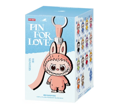 The Monsters Labubu Pin For Love Series Vinyl Plush Pendant
